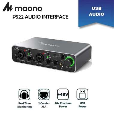 MAONO PS22 Audio Interface Recording Live Streaming Gaming Soundcard