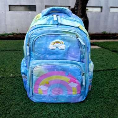 Tas Sekolah Anak Perempuan Tas Anak Perempuan Tas Sekolah Silvergirl - Pelangi Pink Pelangi Biru
