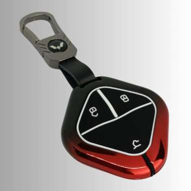 Sarung Kunci Wuling Binguo EV Cloud EV Air Ev Long Range Alloy Warna Gradasi Key Cover Merah Gradasi