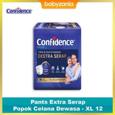 Confidence Popok Dewasa Slim & Fit Extra Serap | M L XL XL (12pc)
