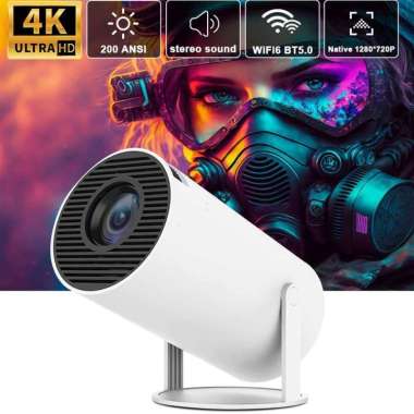 MAGCUBIC Proyektor Mini Portable Android 11 WiFi Bluetooth 200 ANSI HY300 Proyektor Untuk Infokus In