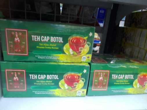 TEH CAP BOTOL HIJAU CELUP 25S