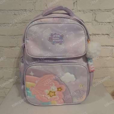 Tas ransel sd anak laki perempuan korea 941 - Biru Ungu