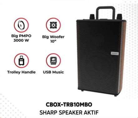 SHARP CBOX-TRB10MBO ACTIVE SPEAKER