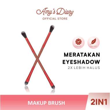 Amy's Diary Brush Make Up Eyeshadow Double Headed 2 Sisi