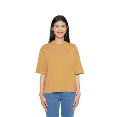 EIGER KAOS WANITA X BROAD T-SHIRT M Brown