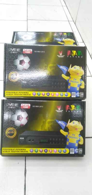 Tanaka V5 Set Top Box TV Digital 512MB RAM Hitam