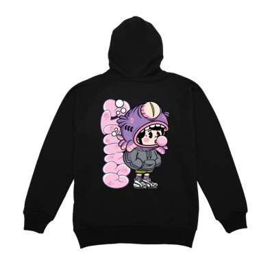 Cosmonauts - Bubble Gum Mutan Black Hoodie M