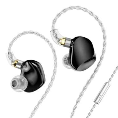 TRN VX Pro Plus / VX Pro+ 1DD+8BA In Ear Monitor Earphone 3.5mm With Mic Black