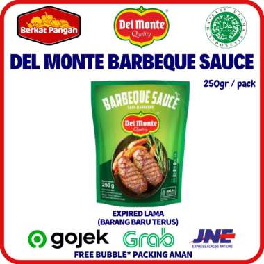 DELMONTE Saus Barbeque / Saus Spaghetti Pouch 250 gr Barbeque sauce