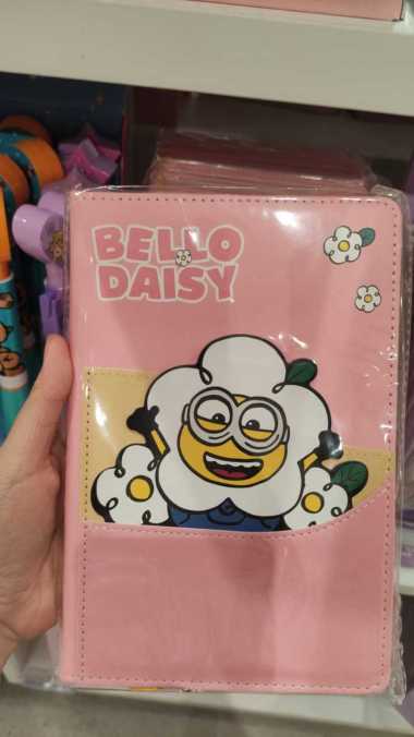NOTEBOOK BUKU TULIS DIARY KARAKTER MINION TIPE A