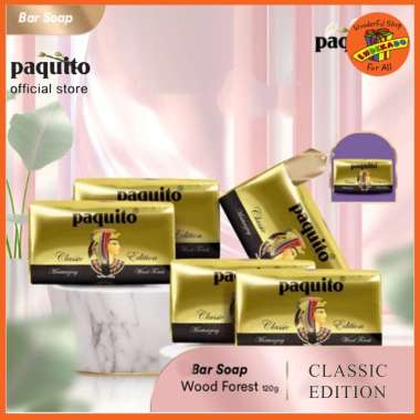 Sabun Paquito Classic Edition Wood Forest 120 gr - Sabun Batang Botanical soap