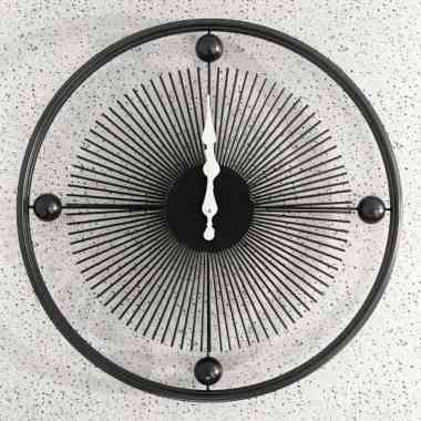 Jam Dinding Aesthetic Modern Iron Silent Clock 40cm