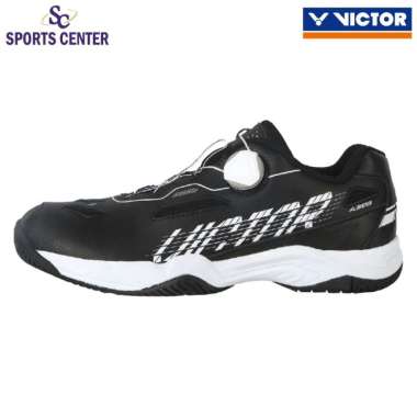 New Sepatu Badminton Victor Knob Buckle A396 / A 396 C Black 38