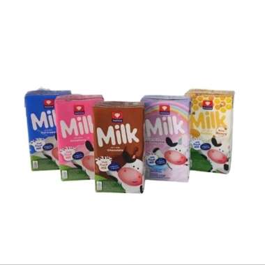 Promo Harga Diamond Milk UHT Strawberry 125 ml - Blibli