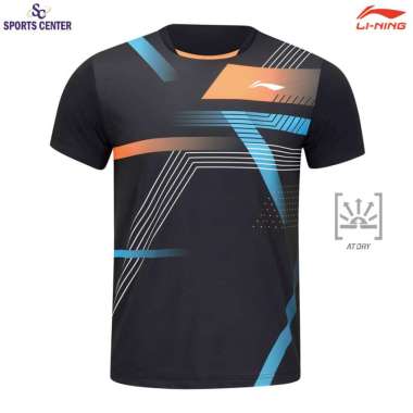 New Kaos / Jersey Badminton Lining ATDRY Competition Series AAYU137-1 / AAYU137 Black XXL