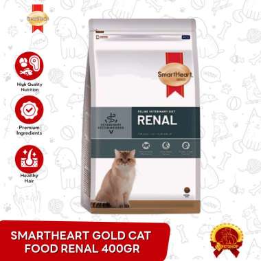 Makanan Kucing Smartheart Gold Adult Renal Urinary Cat Food 400 Gram RENAL
