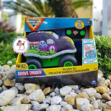 Monster Jam Grave Digger Plush RC Playset