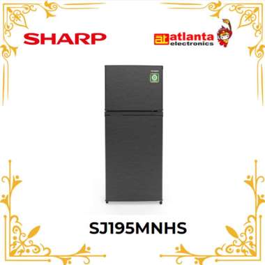 KULKAS 2 PINTU SHARP SJ195MNHS