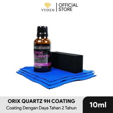 ORIX QUARTZ COATING 9H Bonus Applicator Pad dan Suede Cloth Nano Ceramic Glass Coating Original Japa