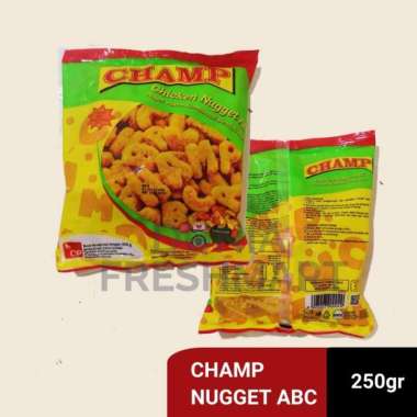 CHAMP CHICKEN NUGGET ABC 250GR NAGET AYAM NUGGET AYAM ABC