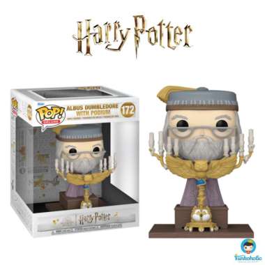 Funko POP! Deluxe Harry Potter and the Prisoner of Azkaban - Albus Dumbledore with Podium #172