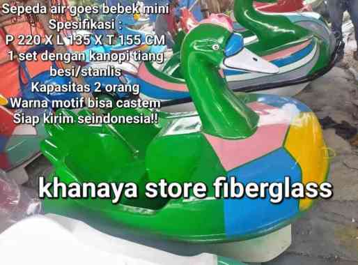 Siap kirim bebekan gowes mini hijau,perahu bebekan mini,bebekan gowes kpasitas 2 orang termurah
