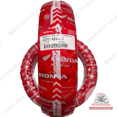 BAN HONDA K59 100/80-14 TUBELESS FEDERAL FT293 BELAKANG AHM ORIGINAL VARIO TUBLES Free Pentil