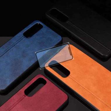 Realme 7 Soft Case Luxury Premium Leather anti-shock Case Realme7 Case Hitam