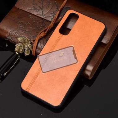 Realme 7 Soft Case Luxury Premium Leather anti-shock Case Realme7 Case Orange