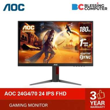 Monitor AOC 24G4/70 24 IPS Flat FHD 180Hz 1ms