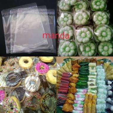 Plastik opp bening 100 pcs 13x13 cm