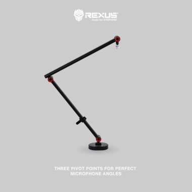 Rexus Microphone Boom Arm Stand BA-100 Universal Compatibility