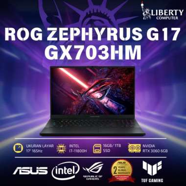 Asus ROG Zephyrus S17 GX703HM-I736G6T-O /Core i7-11800H/16GB/1TB SSD/VGA 6GB/17.3″/Win 10 Home+OHS 2