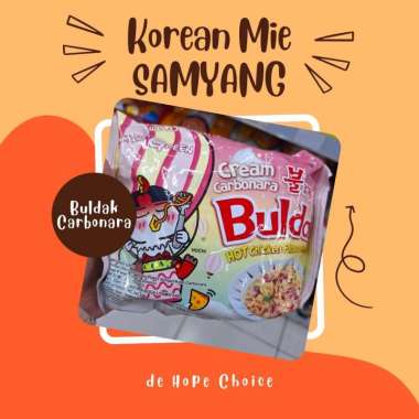 Mie Korea Instant Mie Samyang Mie Carbonara Mie Jjajang Mie Ramen Original Carbonara
