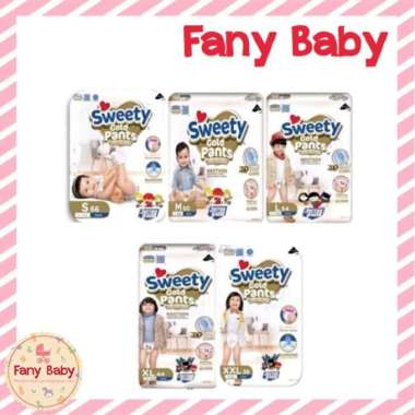 SWEETY GOLD PANTS JUMBO XXL36 / POPOK CELANA