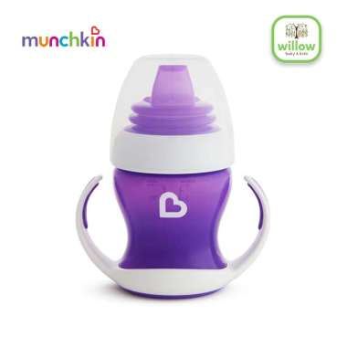 Gelas Minum Bayi - Munchkin Gentle Transition Cup 4Oz 1Pk Purple