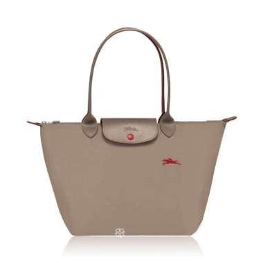 Longchamp Le Pliage Club Large Long Handle Bag Beige