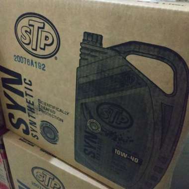 Oli STP 10w-40 galon dus (6x4L) bonus 6 engine flush Jne trucking
