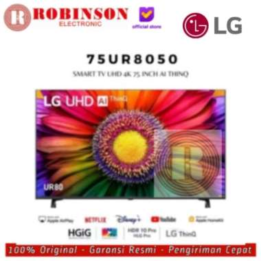LG LED SMART UHD TV 75 INCHI - 75UR8050PSB.ATI