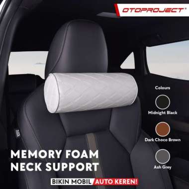 Otoproject - Memory Foam Neck Support Bantal Mobil Sandaran Penyangga Leher Kursi Mobil