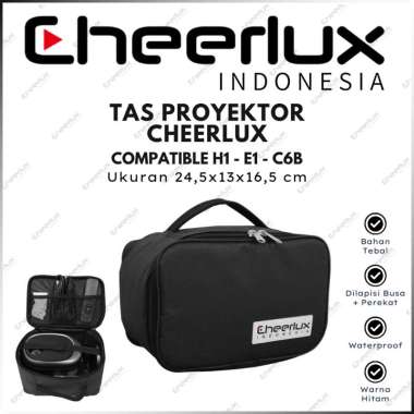 Tas Proyektor Cheerlux H1 - C6B - E2 | Tas Proyektor Mini Cheerlux | Tas Projector Mini Anti Air | P