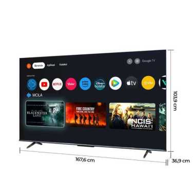 POLYTRON 4K UHD Smart Google TV 75 Inch PLD 75UG5959