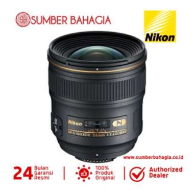 Sumber Bahagia - Nikon AF-S NIKKOR 24mm f/1.4G ED Lensa camera NEW