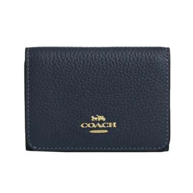 [12.12 Dealcember] Coach Card Holder Wallet In Signature Cherry Denim Multi Blue