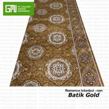 PT GMI - Karpet Masjid Lembut Empuk Tebal 21mm Romance Istanbul Warna Gold / Emas / Merah / Hijau Ba