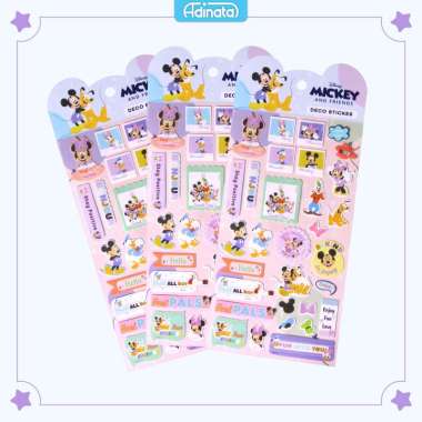 Mickey Deco Stickers 2501-6154 - Adinata / Sticker