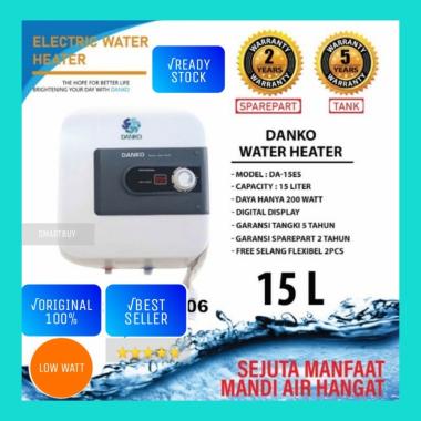 WATER HEATER LISTRIK DANKO 15 L ORIGINAL low watt