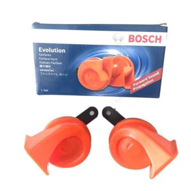 Klakson keong dual tone merk Bosch + Relay