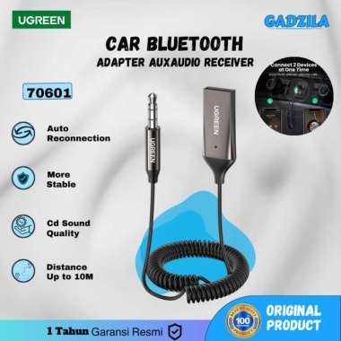 UGREEN CAR WIRELESS AUDIO BLUETOOTH 5.0 RECEIVER AUX MOBIL 3.5MM - SAESAW Kabel 70601